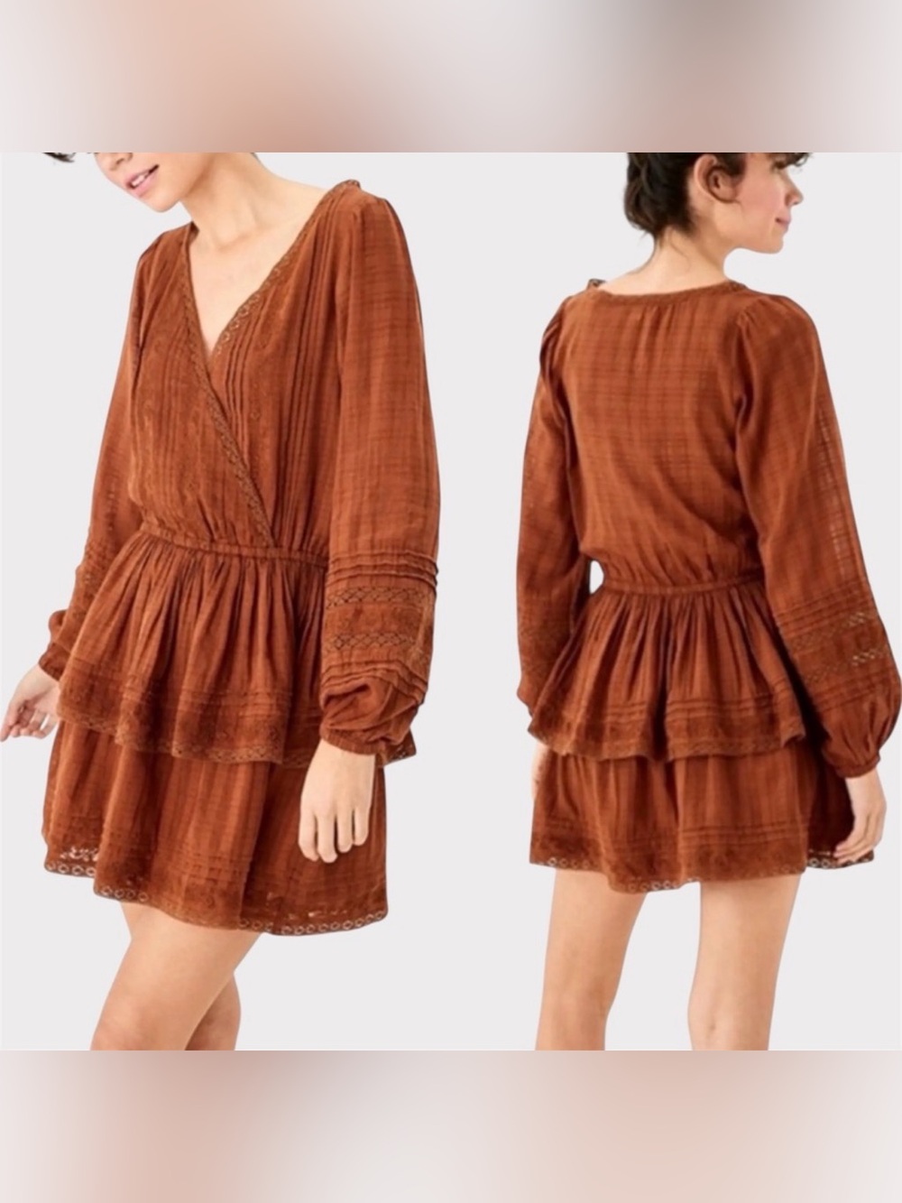 Nwt American Eagle Bohemian Tiered Western Dress